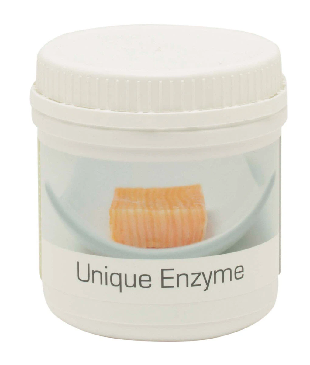 Unique Products Enzyme 100 gram (transglutaminase) Unique Products Enzyme 100 Gram (transglutaminase) -Beroemde Keukenseries Winkel 1104 74070 1