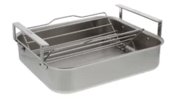 Cristel Braadslede Met Rooster En Thermometer 35 X 30 Cm Rvs 3-delig