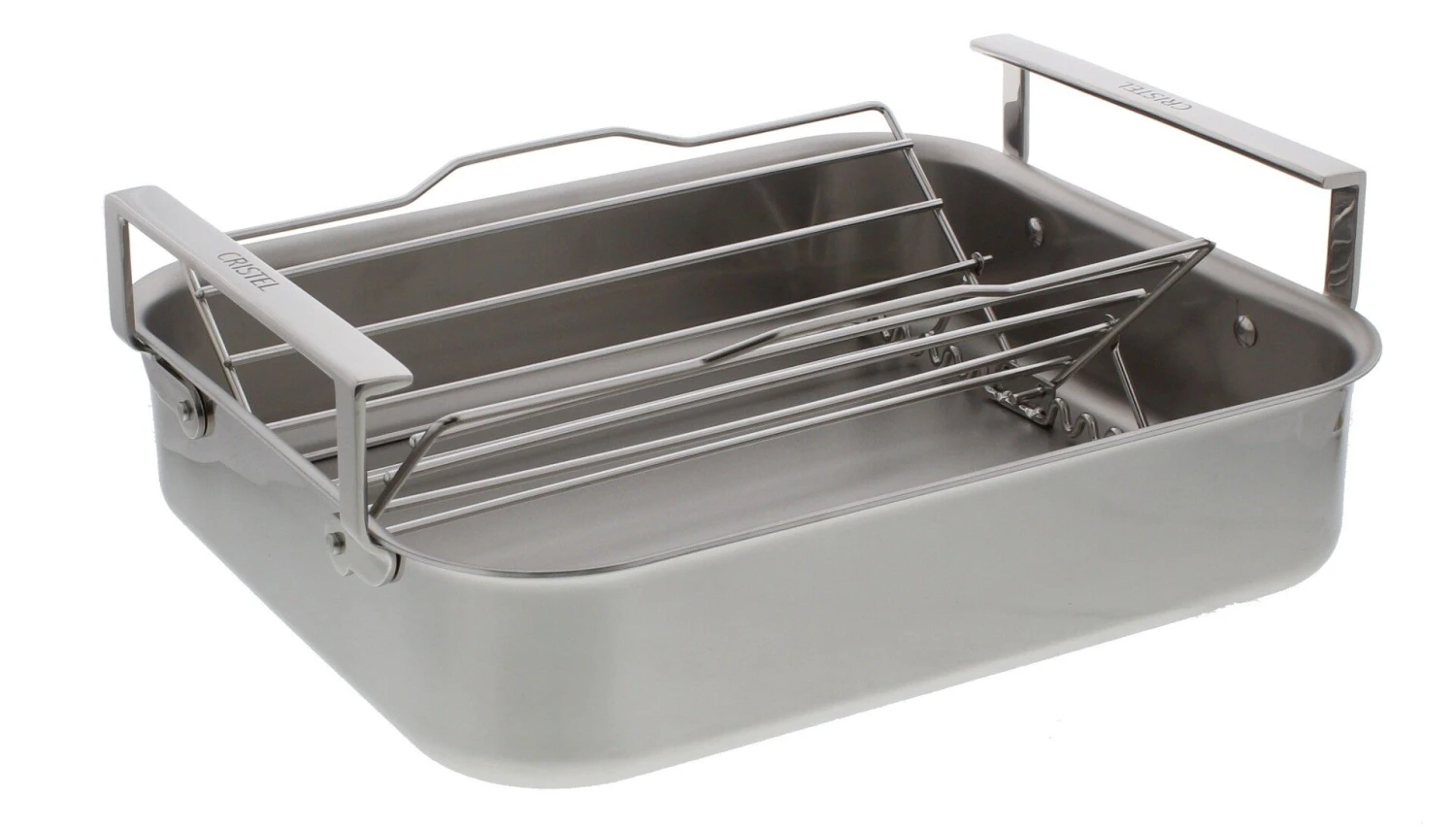 Cristel braadslede met rooster en thermometer 35 x 30 cm rvs 3-delig Cristel Braadslede Met Rooster En Thermometer 35 X 30 Cm Rvs 3-delig -Beroemde Keukenseries Winkel 1783092 1