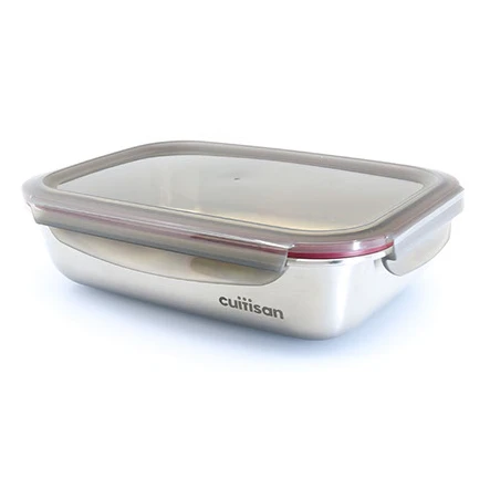 Cuitisan foodcontainer rechthoekig 1900 ml rvs Cuitisan Foodcontainer Rechthoekig 1900 Ml Rvs -Beroemde Keukenseries Winkel 1900