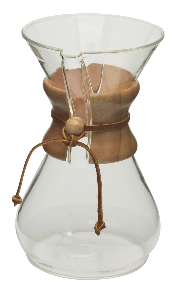 Chemex Classic filterkoffiemaker 8-kops 1,2 liter glas Chemex Classic Filterkoffiemaker 8-kops 1,2 Liter Glas -Beroemde Keukenseries Winkel 2077 59799 1