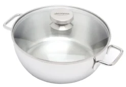 Demeyere Apollo Braadpan Met Glasdeksel ø 24 Cm Rvs Mat