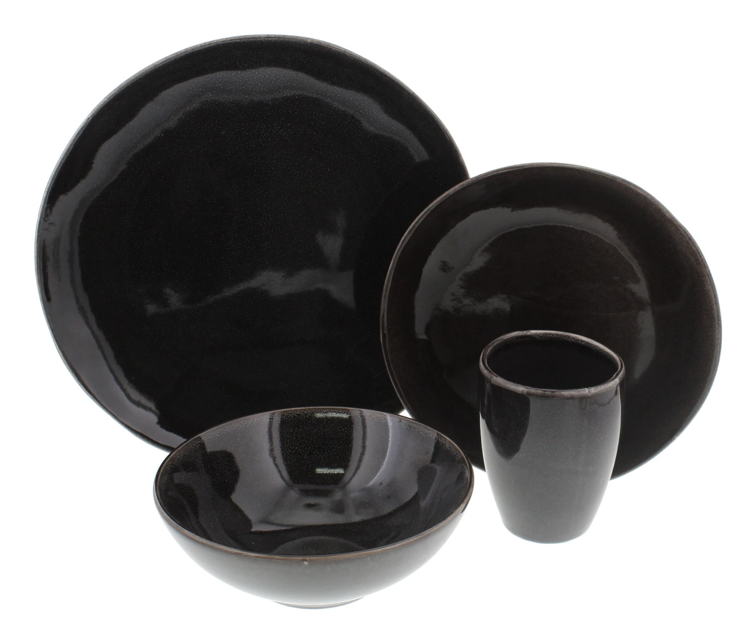 Broste Copenhagen Nordic Coal serviesset 16-delig Broste Copenhagen Nordic Coal Serviesset 16-delig -Beroemde Keukenseries Winkel 2317 100755 1 1