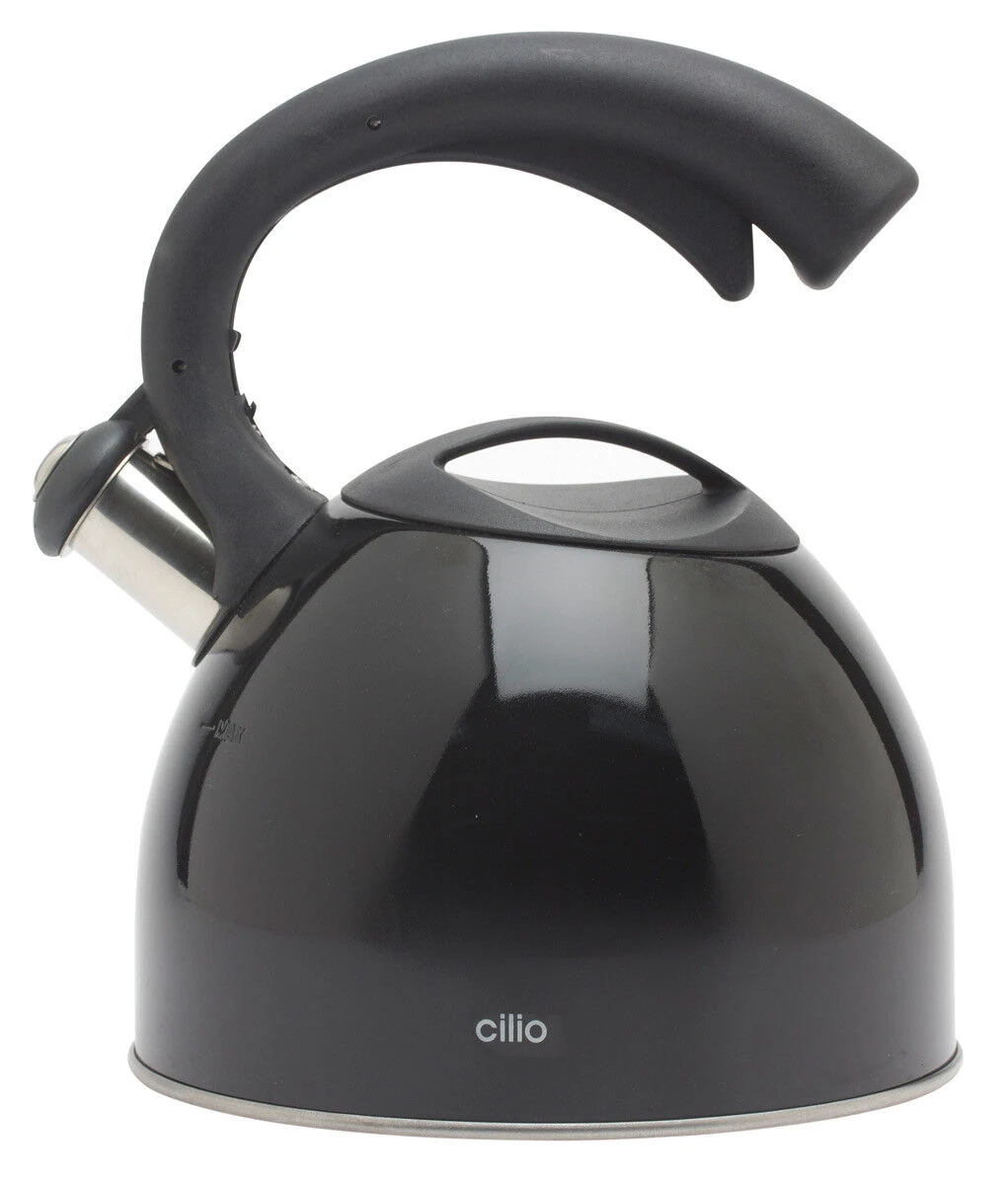 Cilio fluitketel 2,5 liter rvs zwart Cilio Fluitketel 2,5 Liter Rvs Zwart -Beroemde Keukenseries Winkel 2381 53368 1