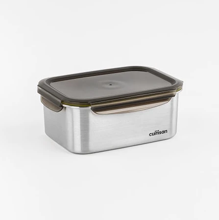 Cuitisan foodcontainer rechthoekig 2800 ml rvs Cuitisan Foodcontainer Rechthoekig 2800 Ml Rvs -Beroemde Keukenseries Winkel 2800