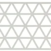 Zone Denmark Triangles Onderzetter 24 X 14 Cm Silicone Lichtgrijs