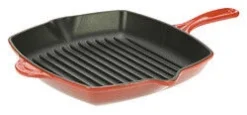 Le Creuset Skillet Grill Vierkant 26 Cm Gietijzer Kersrood
