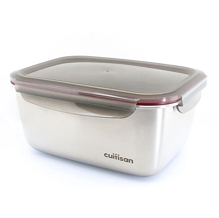 Cuitisan foodcontainer rechthoekig 3600 ml rvs Cuitisan Foodcontainer Rechthoekig 3600 Ml Rvs -Beroemde Keukenseries Winkel 3600