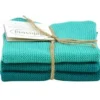 Solwang Design Vaatdoekjes 25 X 25 Cm Katoen Turquoise Green 3 Stuks