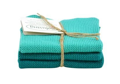 Solwang Design vaatdoekjes 25 x 25 cm katoen Turquoise Green 3 stuks Solwang Design Vaatdoekjes 25 X 25 Cm Katoen Turquoise Green 3 Stuks -Beroemde Keukenseries Winkel 363738 e1593781434346