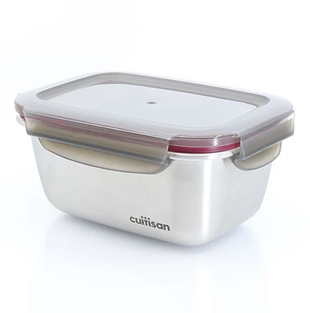 Cuitisan foodcontainer rechthoekig 500 ml rvs Cuitisan Foodcontainer Rechthoekig 500 Ml Rvs -Beroemde Keukenseries Winkel 500