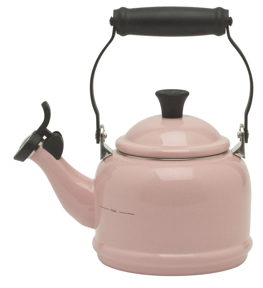 Le Creuset Demi fluitketel 1,1 liter staal chiffon pink Le Creuset Demi Fluitketel 1,1 Liter Staal Chiffon Pink -Beroemde Keukenseries Winkel 5810 70001 1