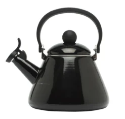 Le Creuset Kone Fluitketel 1,6 Liter Staal Zwart Glans