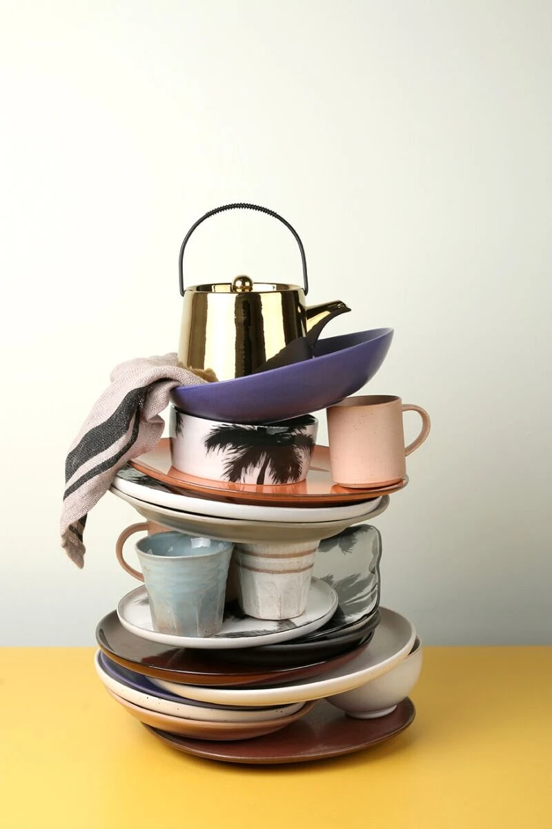 HK Living ACE6740 Bold & Basic theepot 700 ml aardewerk goudkleurig HK Living ACE6740 Bold & Basic Theepot 700 Ml Aardewerk Goudkleurig -Beroemde Keukenseries Winkel ace6740 b