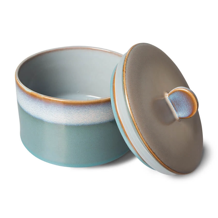 HK Living 70's ACE7081 Dusk voorraadpot 1,65 liter aardewerk HK Living 70's ACE7081 Dusk Voorraadpot 1,65 Liter Aardewerk -Beroemde Keukenseries Winkel ace7081 lr b 01 1