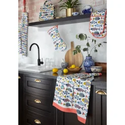 Ulster Weavers Aquarium Lange Pannenlap Katoen Oranje -Beroemde Keukenseries Winkel aquarium