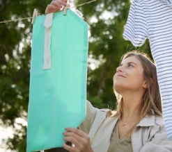 By Roll'eat Boc'n'Roll Bio Herbruikbaar Boterhamzakje 45 X 32 Cm Katoen Groen -Beroemde Keukenseries Winkel bnr verd lifestyle