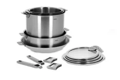 Cristel Strate Removable Sauteerpan Met Anti-aanbaklaag ø 26 Cm Rvs -Beroemde Keukenseries Winkel cristel strate 8 12