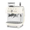Smeg 50's Style Handmatige Espressomachine 2,4 Liter Crème