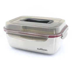 Cuitisan Foodcontainer Rechthoekig Met Handgreep 2800 Ml Rvs