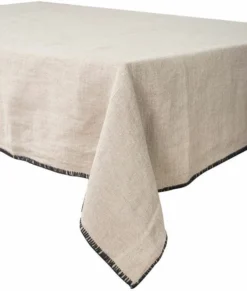 Haomy Letia Tafelloper 50 X 145 Cm Linnen Naturel