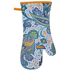 Ulster Weavers Italian Paisley Ovenwant Katoen Blauw