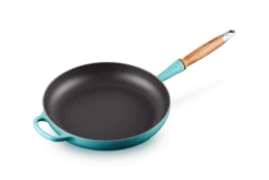 Le Creuset Koekenpan Rond Met Open Greep ø 28 Cm Gietijzer Caribbean Blue