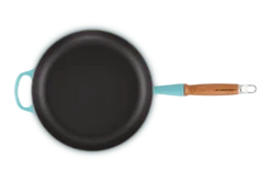Le Creuset Koekenpan Rond Met Open Greep ø 28 Cm Gietijzer Caribbean Blue -Beroemde Keukenseries Winkel lc 20210721 hl ps fs 20258281700422 004 1