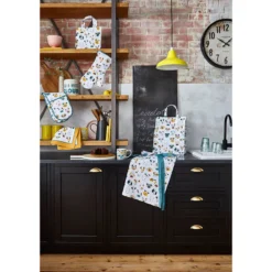 Ulster Weavers Mutley Crew Schort Katoen Blauw -Beroemde Keukenseries Winkel mutley crew 3