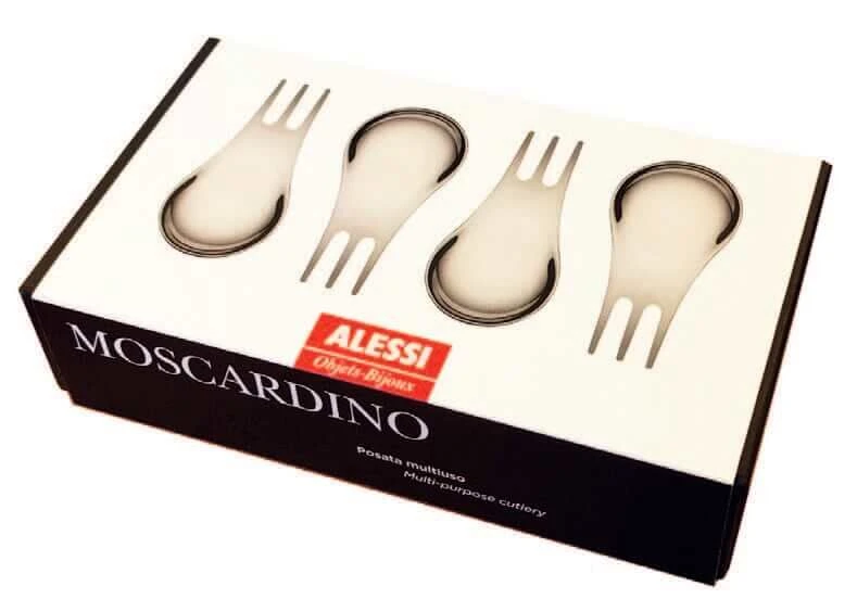 Alessi GIMR01S4 Moscardino multifunctioneel bestek rvs 4 stuks Alessi GIMR01S4 Moscardino Multifunctioneel Bestek Rvs 4 Stuks -Beroemde Keukenseries Winkel