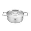 Fissler Pure Collection Lage Kookpan ø 24 Cm Rvs