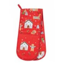 Ulster Weavers Festive Friends Lange Pannenlap Katoen Rood