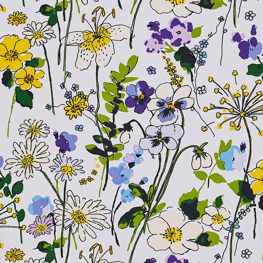 Ulster Weavers Wildflowers schort katoen geel Ulster Weavers Wildflowers Schort Katoen Geel -Beroemde Keukenseries Winkel wildflowers print 3